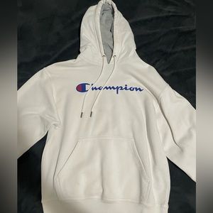White Champion Hoodie